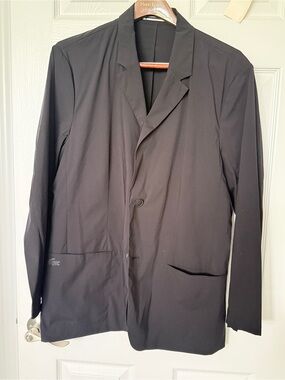 Lacoste Men's Black Lightweight Blazer Jacket